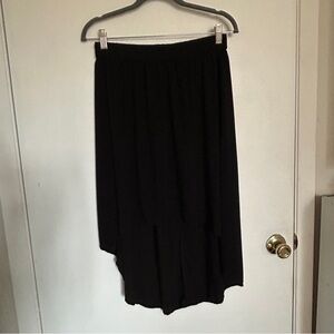 Black Cotton On High-Low Skirt